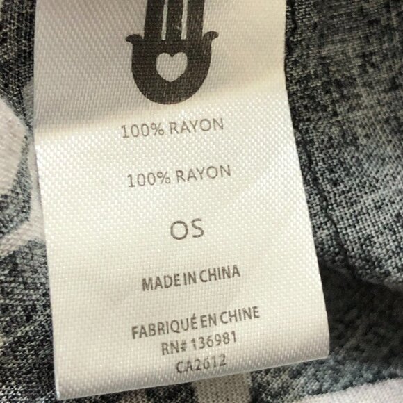 Spiritual GANGSTER - Black & Taupe Floral Tie Front Kimono - ONE SIZE - Picture 5 of 6